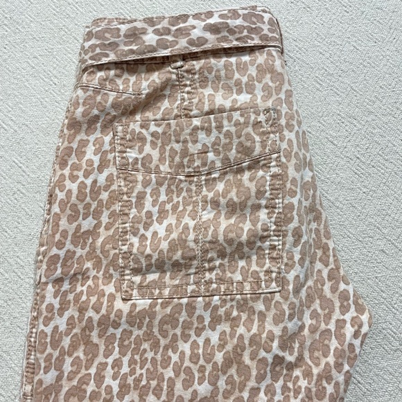 Anthropologie Wanderer Animal Print Utility Pants 25 - Picture 6 of 7